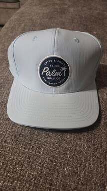 Palm Golf Co. Pacific Coast Performance Snapback Hat Light Blue